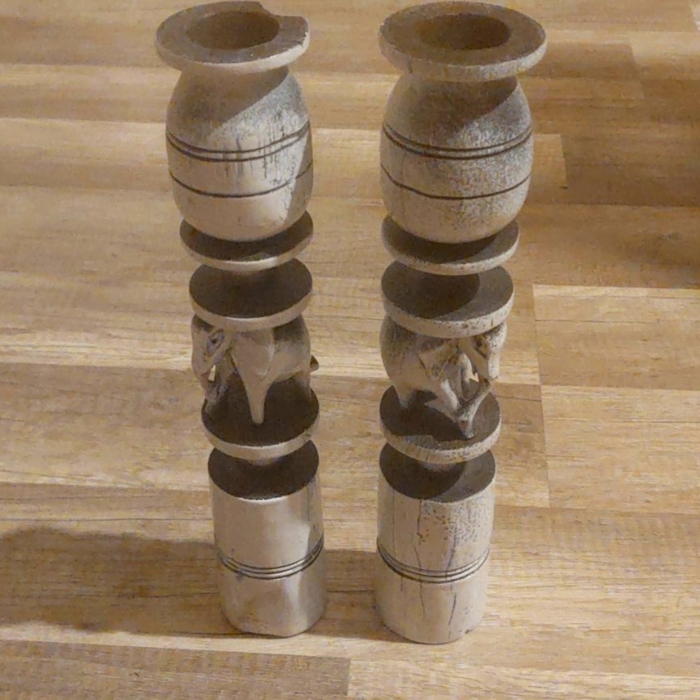 Elephant candle holders